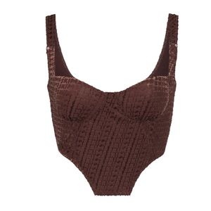 SKIMS VELVET CORSET